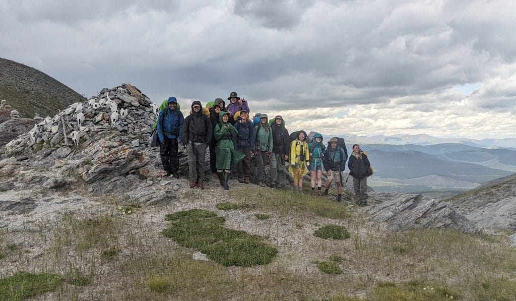 TJ and the students he helped lead. Photo: C. Smith