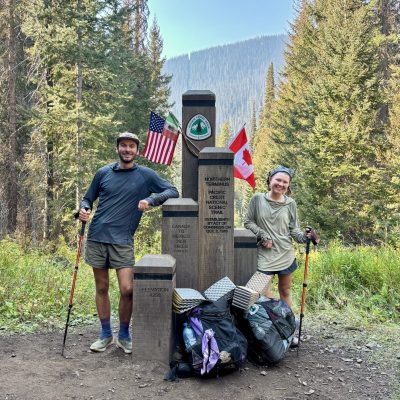 Traversing steep, snowy slopes and beautiful alpine meadows.